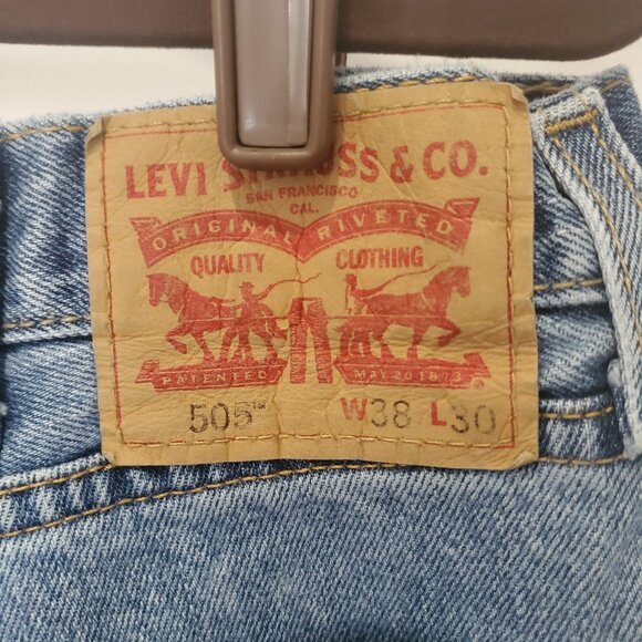 Levi's 505 Regular Fit Jeans  38/28 - Picture 5 of 5